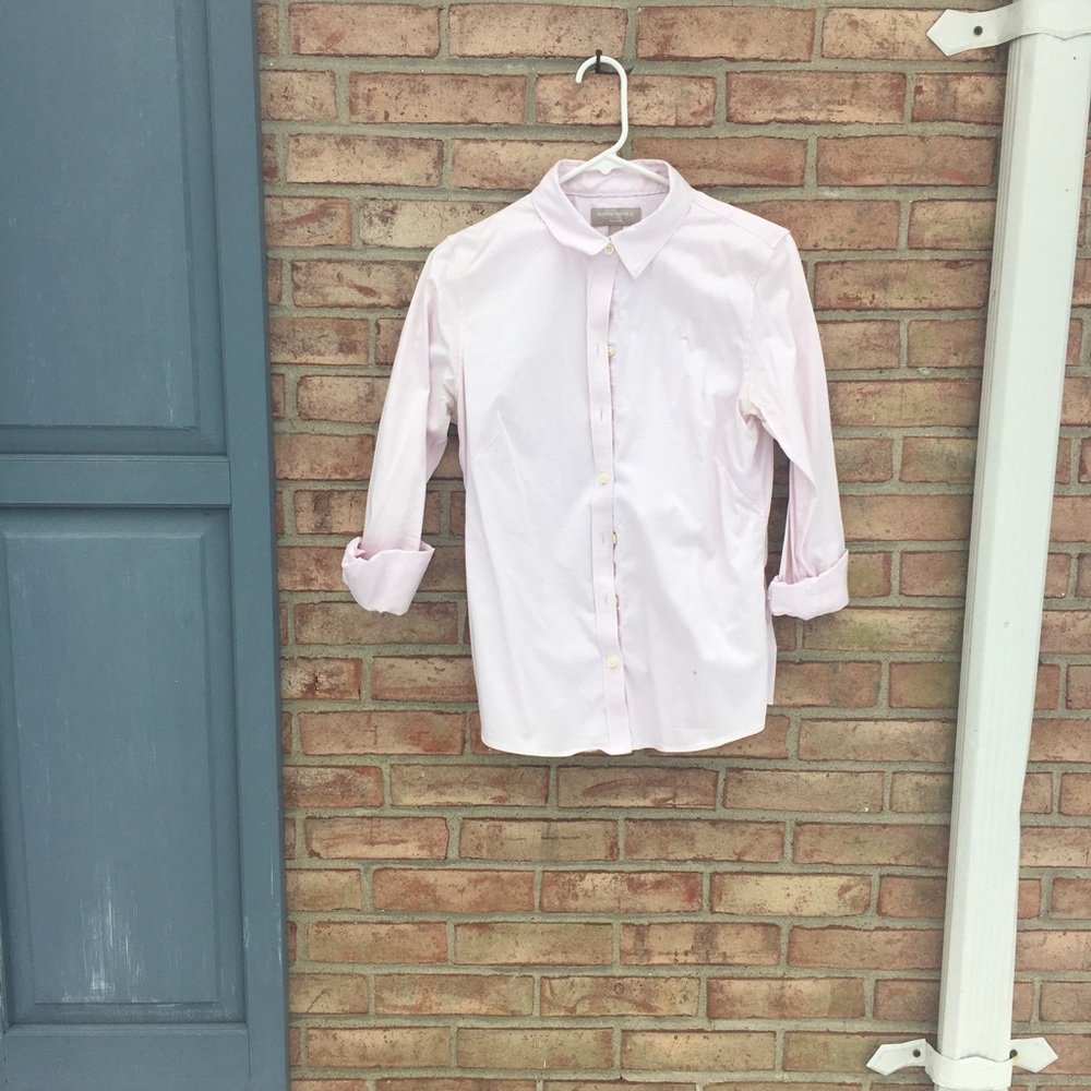 Light Pink Banana Republic Button Down